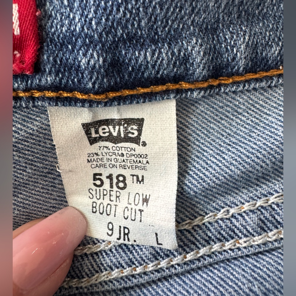 Levi's Blue Flare & Wide Leg Jeans - Picture 6 of 8